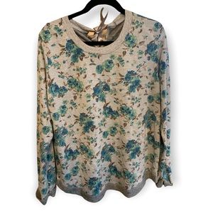 Olivia Moon long sleeve floral sweatshirt
